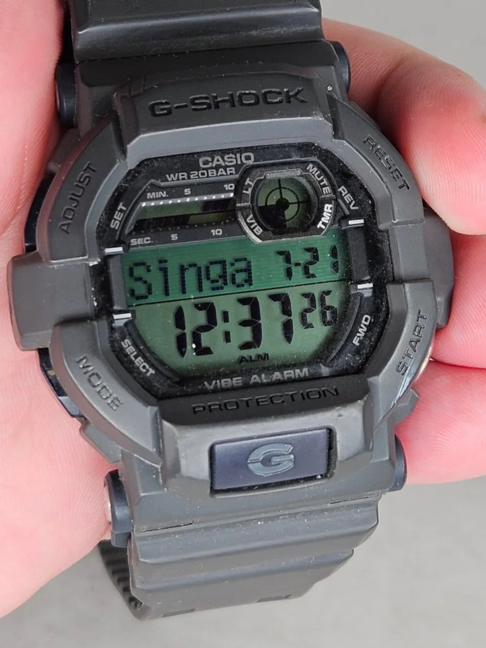 Casio G Shock GD-350 Men's 51mm Silicone Band Sport Watch Wristwatch